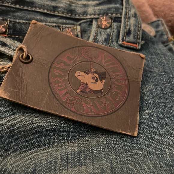 New W/Tags True Religion Low Rise Distressed Berkeley Flare jeans - Picture 9 of 9